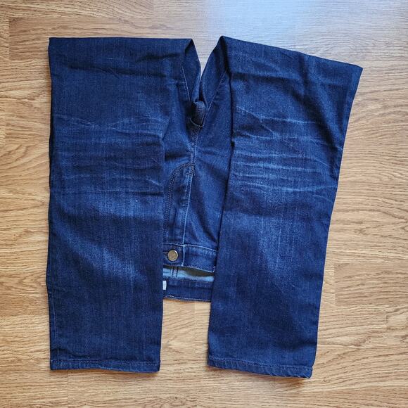 DKNY Jeans Womens Juniors Size 4 Dark Wash Blue Mid-Rise Skinny Leg - Picture 8 of 10